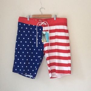 Liquid American Flag Boardshorts